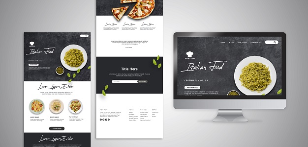 restaurant website design template